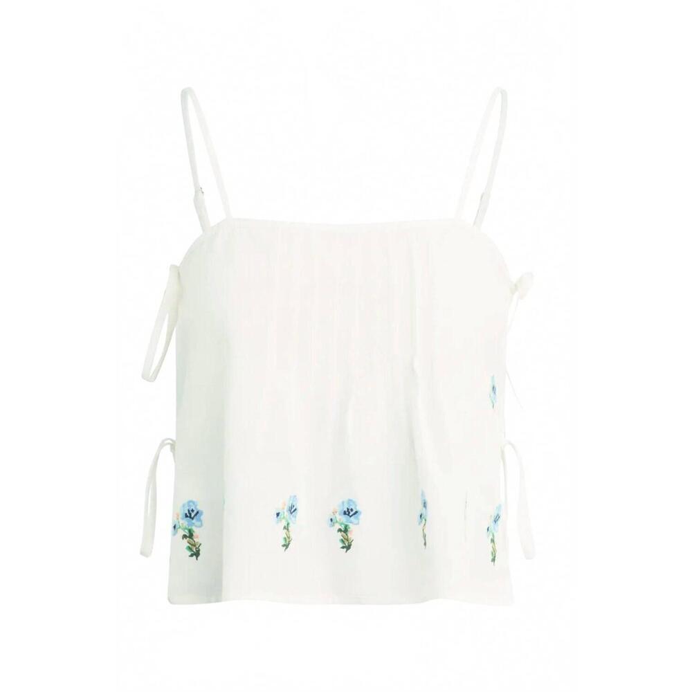 NEW BILA77 women's kelton sleeveless top in whisper white